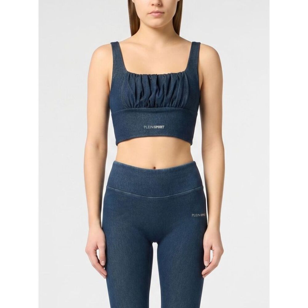 Plein Sport Top Woman Blue